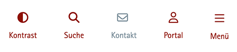 Menü Kontakt